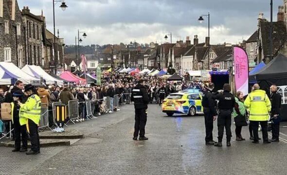 Car Accident at Chipping Sodbury Christmas Market Injures Seven, Including Children