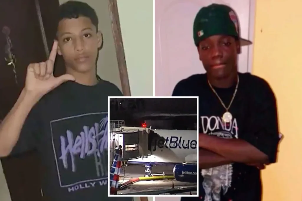 Teen stowaways found dead in JetBlue plane’s wheel well